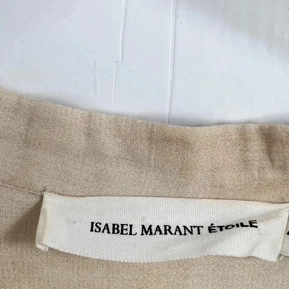 Isabel Marant Etoile Boho Chic Peasant Embroidered Blouse Tunic Top - Picture 4 of 6